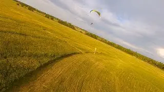 Paramoto with FPV Drone on sunset in Saint-Petersburg | FPV Drone Freestyle