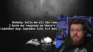Реакция на Avenged Sevenfold - M.I.A. [Lyrics on screen] [Full HD]