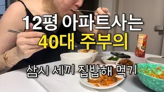 Vlog | 12평 아파트사는 40대 14년 차 주부의 삼시 세끼 집밥해 먹는 날