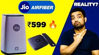 Jio AirFiber In ₹599 🔥 Installation, Charges, Speed, Plans - Full Details & Review