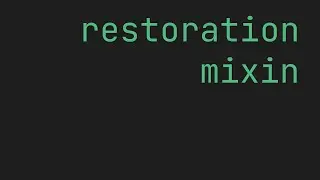 FLUTTER Restoration mixin | State restoration