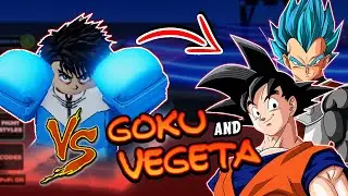 HOW I KNOCKED OUT GOKU AND VEGETA IN BOXING |  UNTITLED BOXING GAME