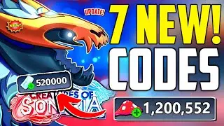 ⚠️UPDATE CODES⚠️CREATURES OF SONARIA CODES IN AUGUST 2024 - ROBLOX CREATURES OF SONARIA CODES