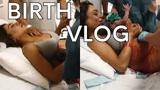 BIRTH VLOG! *Raw & Real* Labour & Delivery Of Our First Baby!