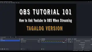 Obs Tutorial 101 Learn how to link youtube to obs.