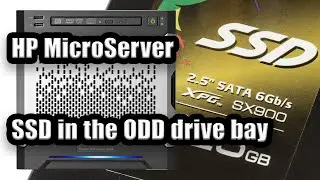 How to install a SSD in the optical drive bay - HP MicroServer