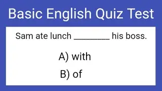 Mixed English Grammar test / Learn English With AF Zone Creator