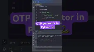 How to build an otp generator in Python 