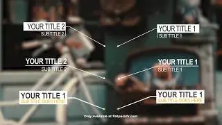 Call Out Titles After Effects Free Preset