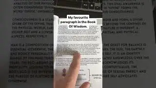 Body & Spirit | Book of Wisdom 📖✨  #spiritualjourney #spiritualawakening