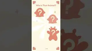 Who's That Animal? 2 of 5