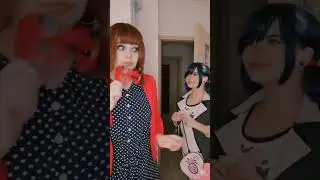Lila secretly cosplaying Ladybug | Marinette Dupain-Cheng & Lila Rossi 