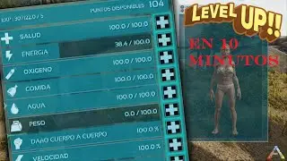 COMO SUBIR A NIVEL  100 EN ARK OFICIAL/ SMALL TRIBES. HOW TO LEVEL UP TO LEVEL 100