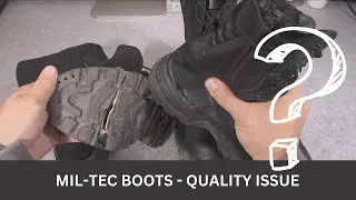 Mil-Tec French style Canvas Commando Boots  & double zipper  - my quality issue