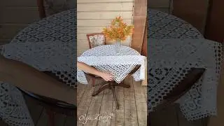 Скатерти вязаные крючком в любом размере и цвете 