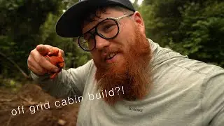 Land Clearing with a 2210 John Deere Tractor - Off Grid Cabin Build in Northern Minnesota - Ep. 1