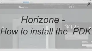 [KNX - EN] Horizone - How to install the PDK