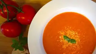 Supa crema de rosii coapte