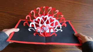 Paper Flower Pop up Card - Paper Crafts - DIY Pop up Card