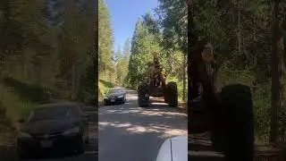 Log Skidder on the Move.   #logging #logskidder #johndeere #logger