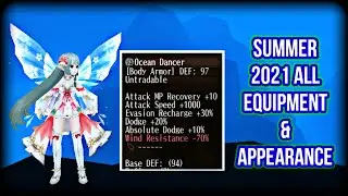 New 2021 Summer Equipments Stats & App Showcase [ToramOnline]