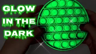 Glow-in-the-dark Pop It Fidget?! Satisfying ASMR