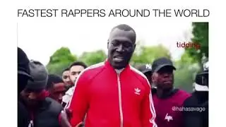 Fastest rappers around the world.