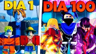 PASSEI 100 DIAS NO LANÇAMENTO DO ANIME VANGUARDS NO ROBLOX!