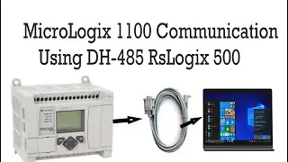 Micrologix 1100 Create Communication With DH 485 Cable