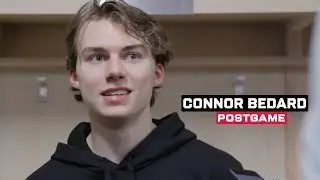 Connor Bedard on OT win in Vegas | Chicago Blackhawks