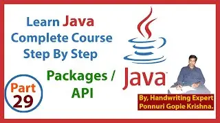 29 Java Packages API