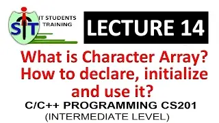 Character Array in C | Character Array in C++ | What is character array in C/C++