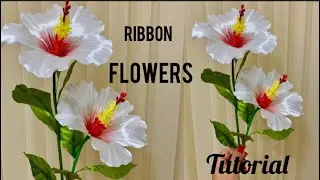 DIY Satin Ribbon Flowers//How to make amazing ribbon flowers
