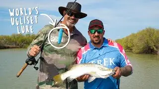 TURNING OCEAN POLLUTION INTO A BARRAMUNDI  || FISHING IN WEIPA