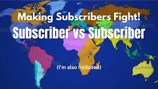 I Made my Subscribers Fight Each other! World War Simulator