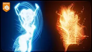 Abstract Trail Effect in Blender