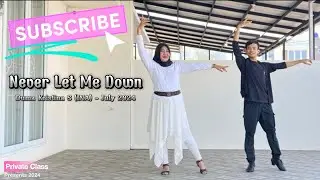 Never Let Me Down - Line Dance || Demo by Mba Eka (Private Class)