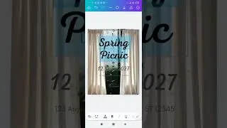 Learn Canva (Make Pdf/Position/Effects→Curve Text)