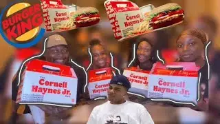 BURGER KING|THE CORNELL HAYNES JR. MEAL| KEEP IT REAL MEAL 🍔