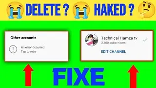 an error occurred tap to retry youtube | an error occurred youtube fix problem