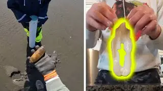 Razor Clam Dig Doesn't Go as Planned! -Catch Clean Cook on the Traeger Flatrock