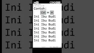 Cara mengubah kata yang sama dengan Notepad #shorts #notepad