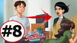 LATEST VERSION SUMMERTIME SAGA WALKTHROUGH #8 - Pizza & My New Bike, the Unexpected Movie Marathon