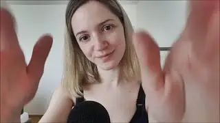 ASMR hand sounds and movements with tongue clicking - Patreon Video Preview