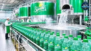 HOW SPRITE IS MADE | ALL THE STEP-BY-STEP PROCESS at the SPRITE MEGAFACTORY 🏭