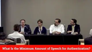 What Is the Minimum Amount of Speech for Authentication?