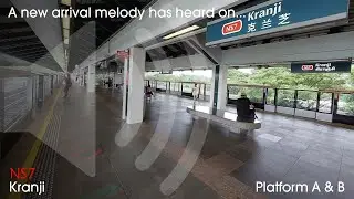 A new arrival melody has heard on NS7 Kranji (Platform A & B)