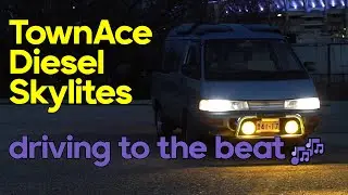 TownAce x Skylites - Night Driving in JAPAN!!