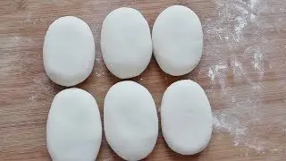 糯米粉开水一烫，2包糯米粉不够吃，大人小孩都爱吃
