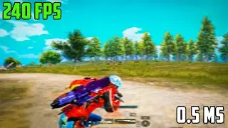 240 FPS + 0.5 MS = ??? | PUBGMOBILE (emulator)